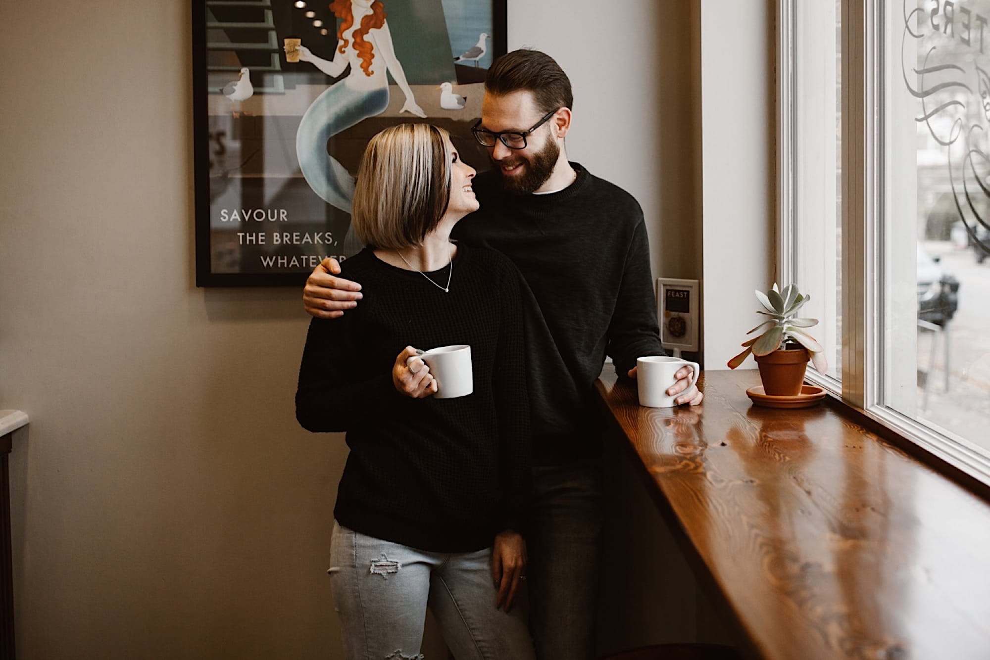 coffee shop engagement